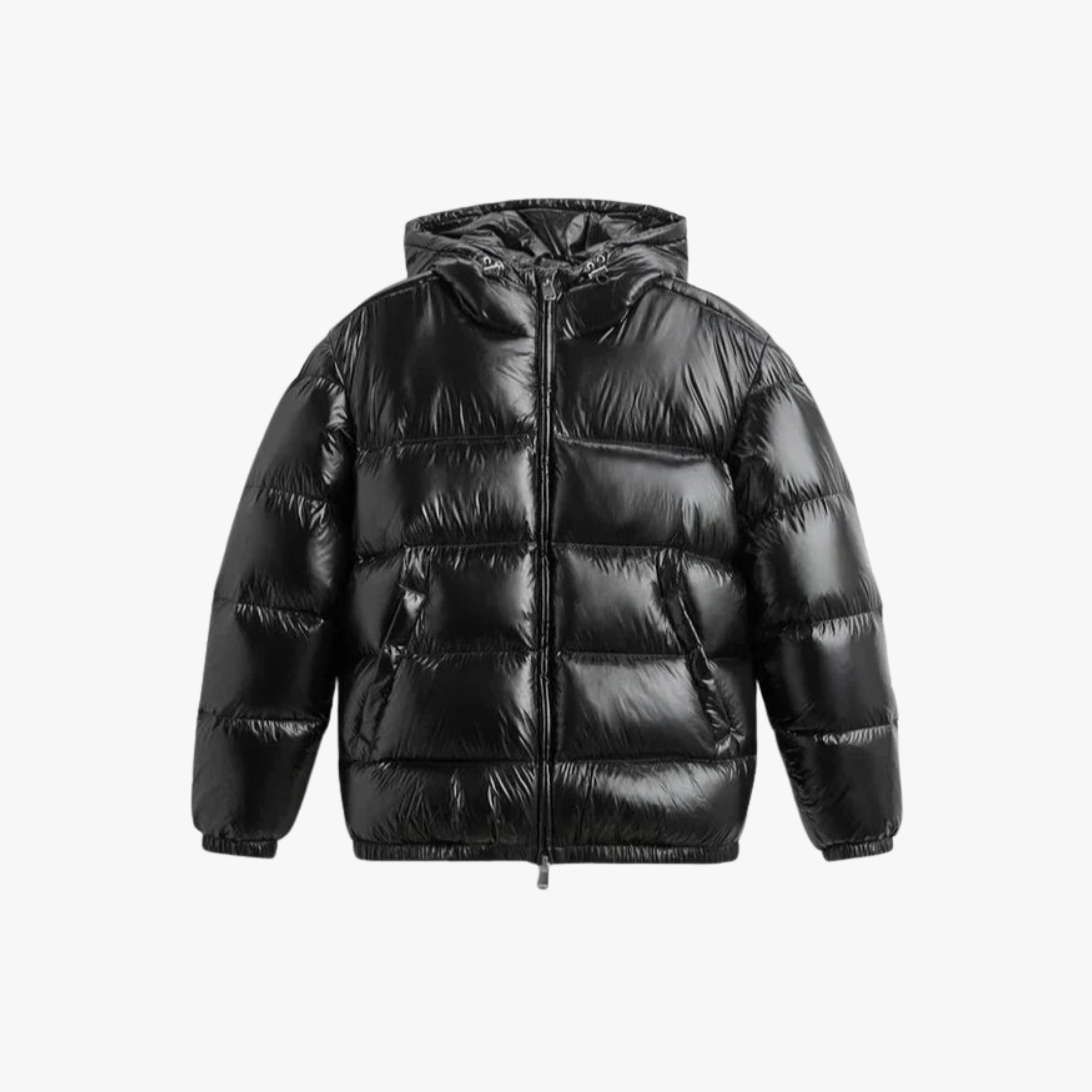 GLOSSY PUFFER JACKET
