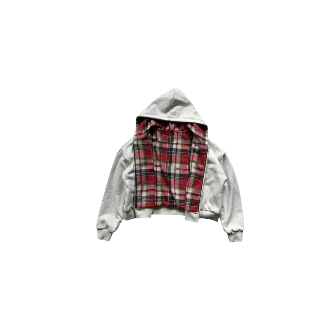 THE CHECKERED REVERSIBLE ZIP-UP
