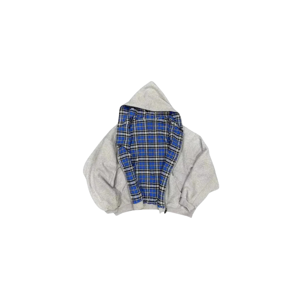 THE CHECKERED REVERSIBLE ZIP-UP