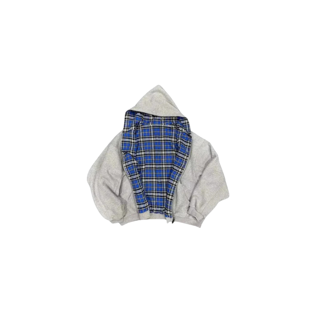 THE CHECKERED REVERSIBLE ZIP-UP