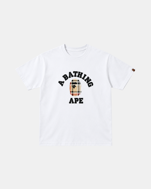 THE APE COLLEGE CHECK TEE