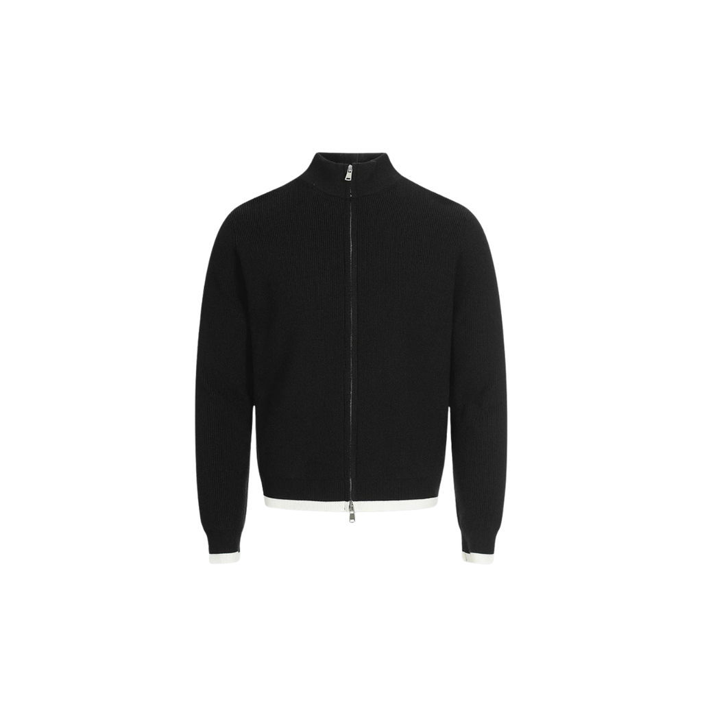 THE SOMBRE ZIP-UP SWEATER