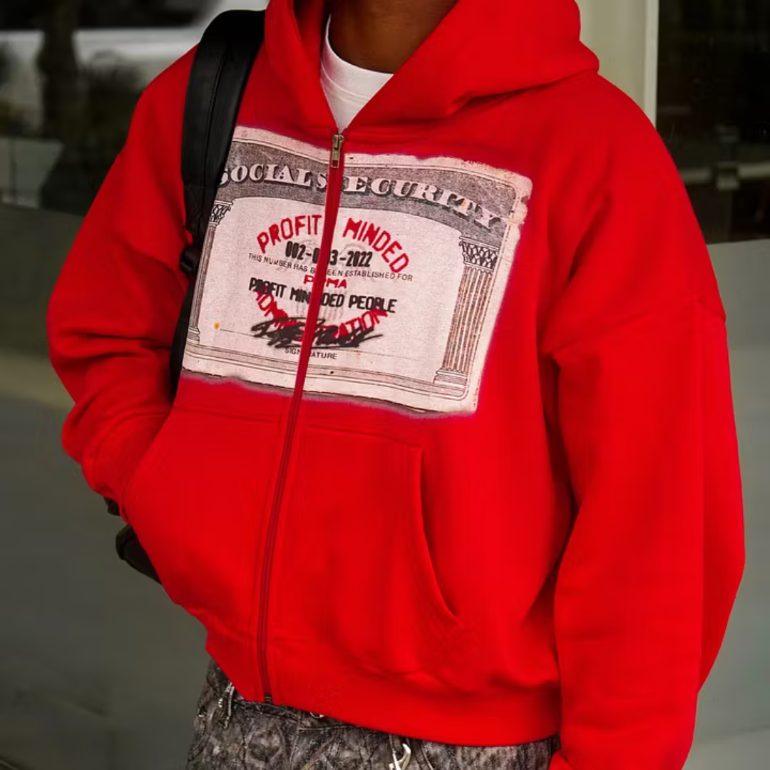 THE MONEY ZIP-UP
