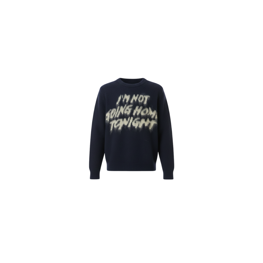 THE NOT GOING HOME SWEATER