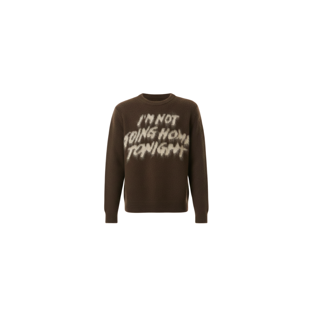THE NOT GOING HOME SWEATER