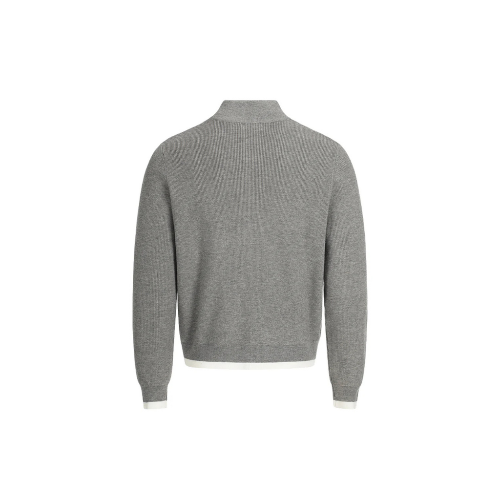 THE SOMBRE ZIP-UP SWEATER