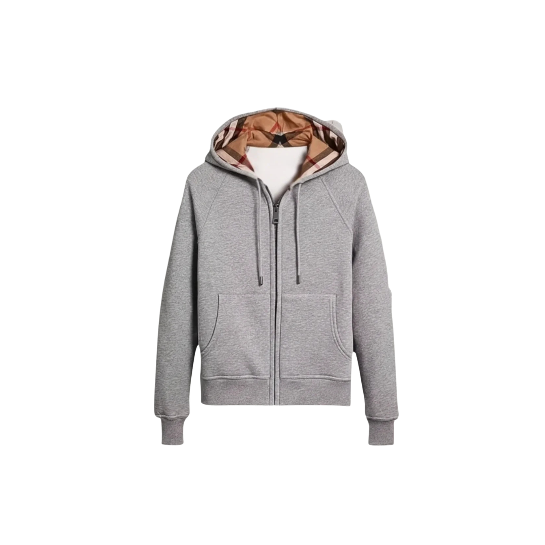 THE CHECKED ZIP-UP