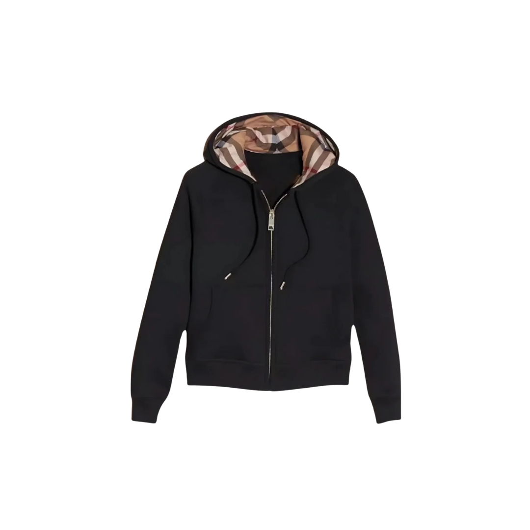 THE CHECKED ZIP-UP