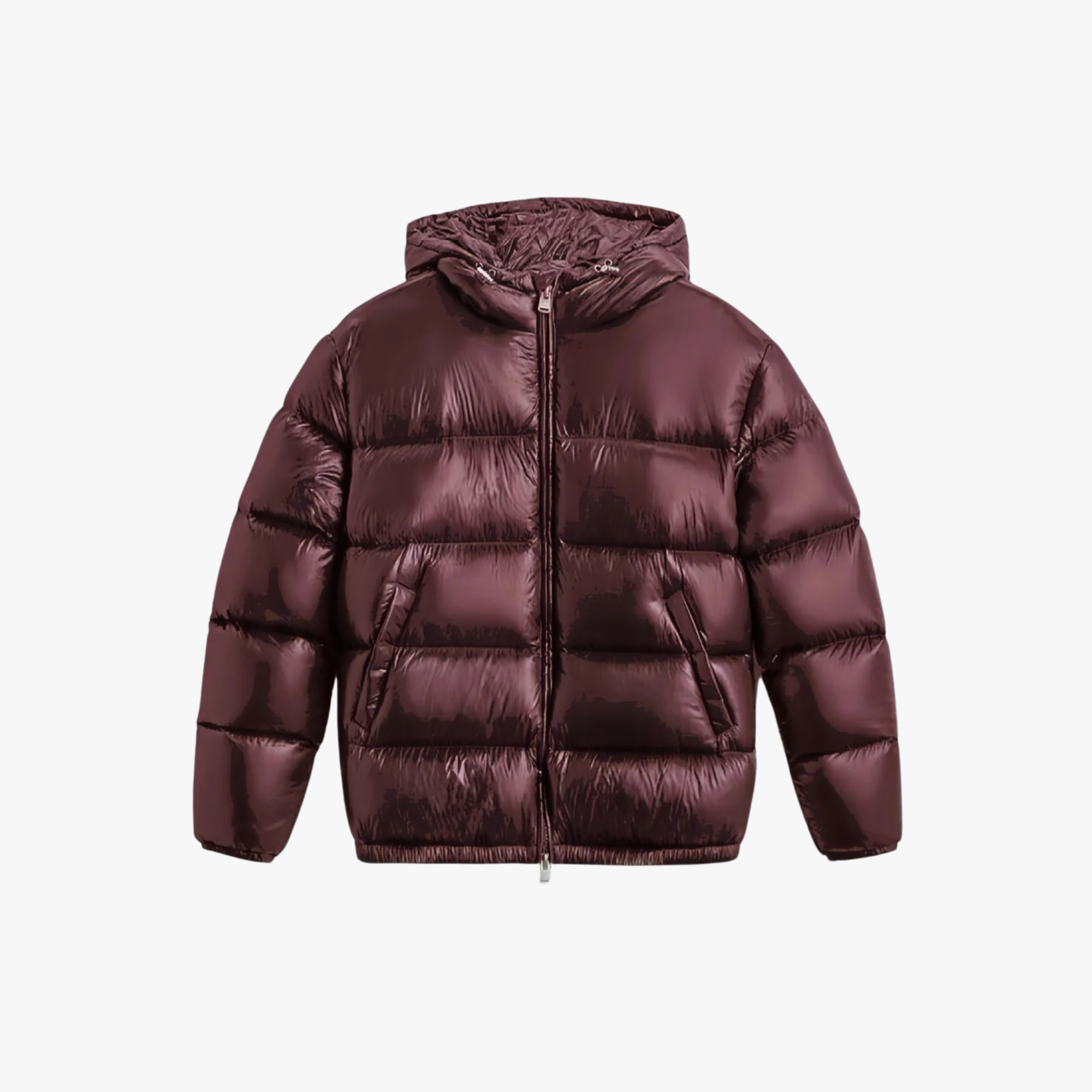 GLOSSY PUFFER JACKET