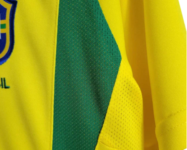 THE BRAZIL 2002 HOME JERSEY