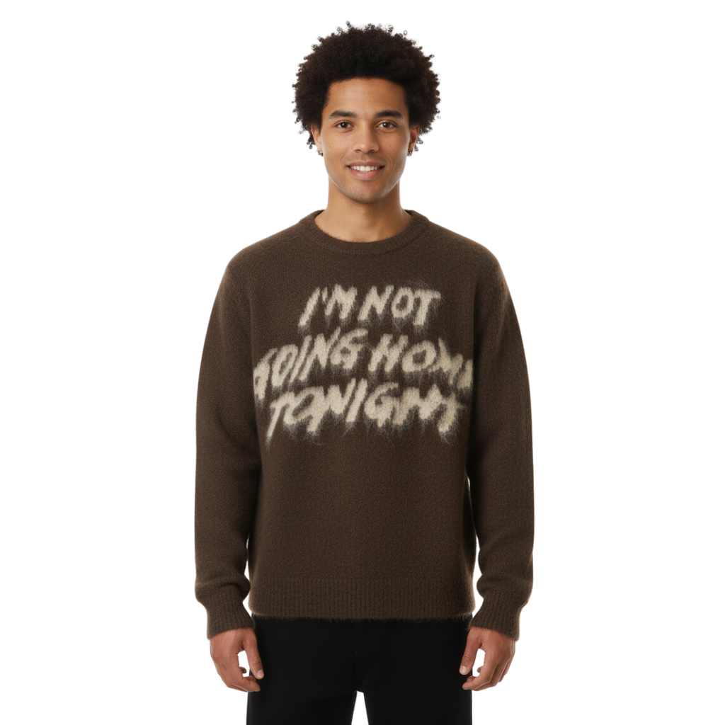 THE NOT GOING HOME SWEATER