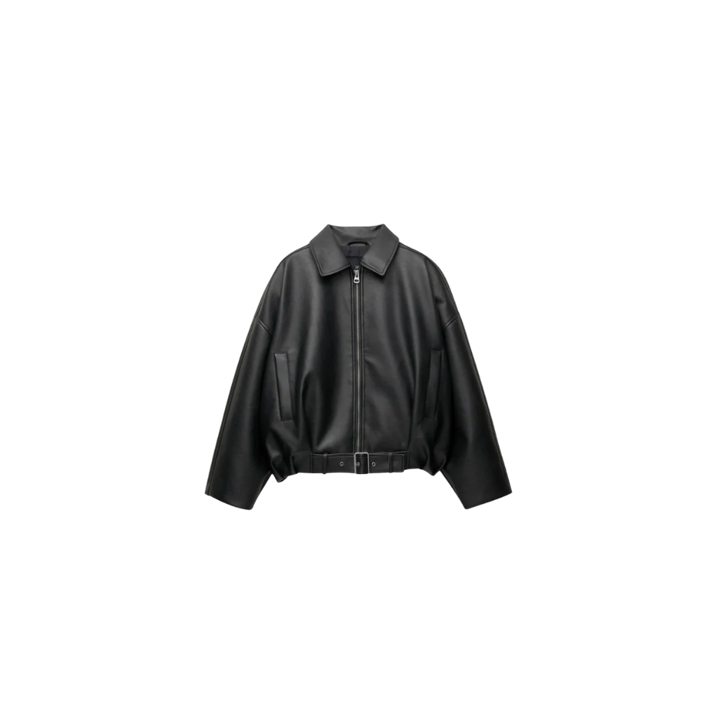 THE MINIMALIST LEATHER JACKET