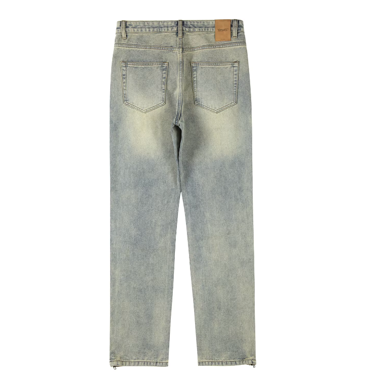 THE ARIA ZIP FLARED JEANS