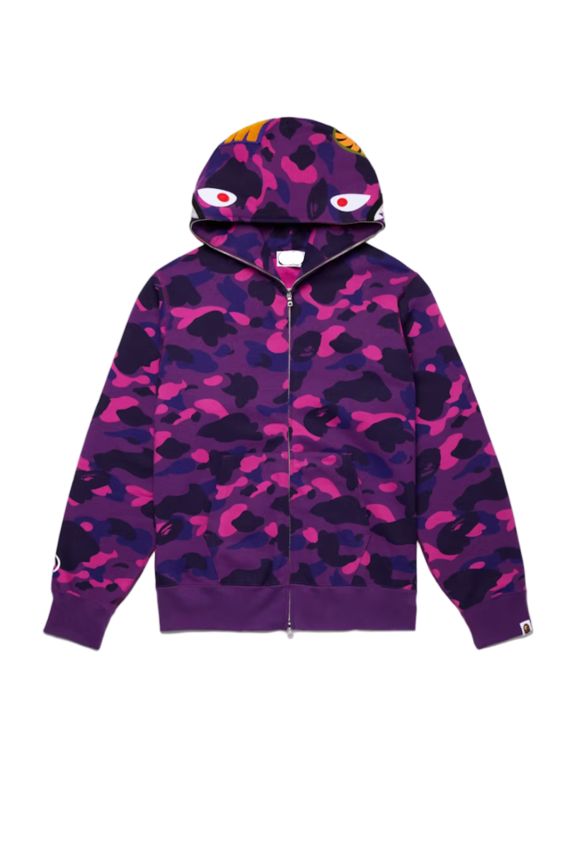 THE APE SHARK ZIP HOODIE