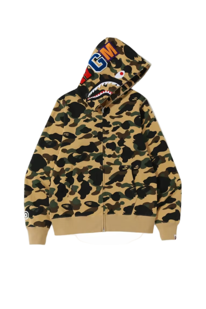 THE APE SHARK ZIP HOODIE