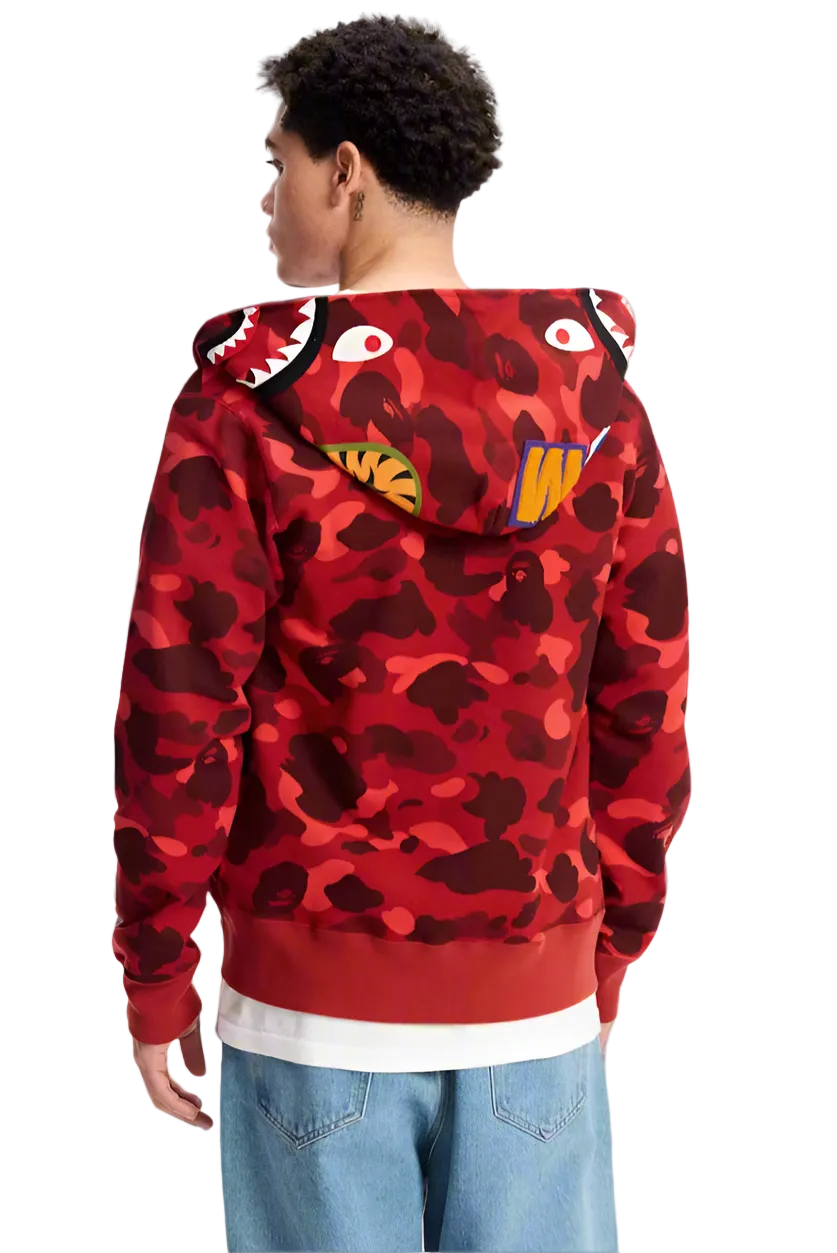 THE APE SHARK ZIP HOODIE