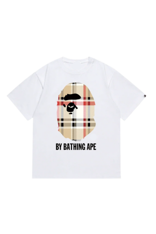 THE APE CLASSIC CHECK TEE