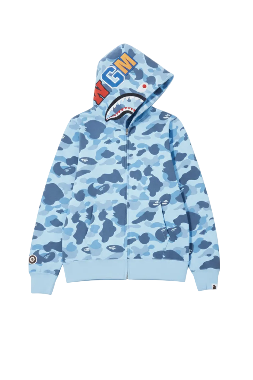 THE APE SHARK ZIP HOODIE