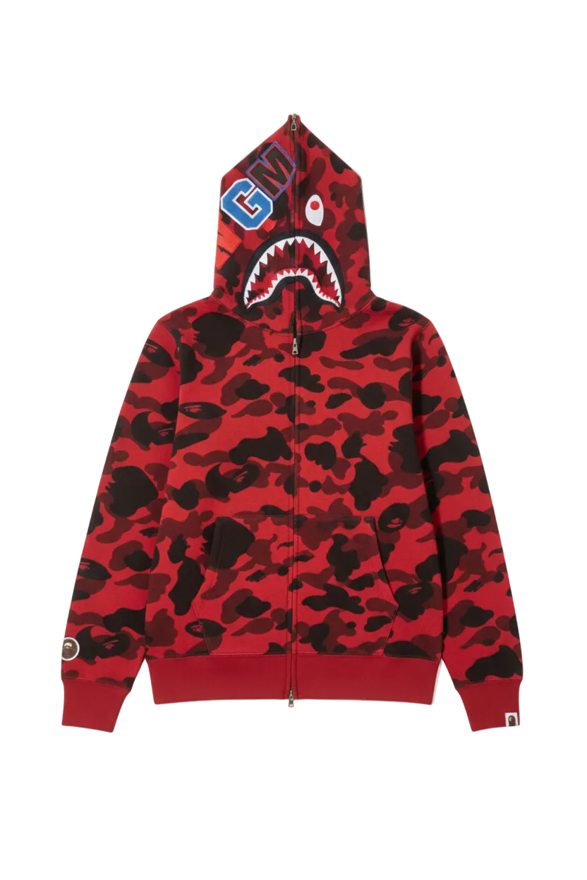 THE APE SHARK ZIP HOODIE