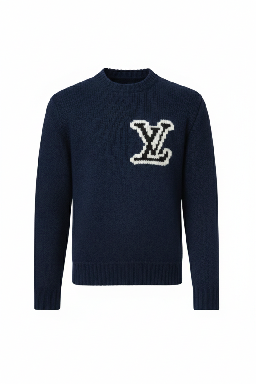 THE INTARSIA KNIT SWEATER
