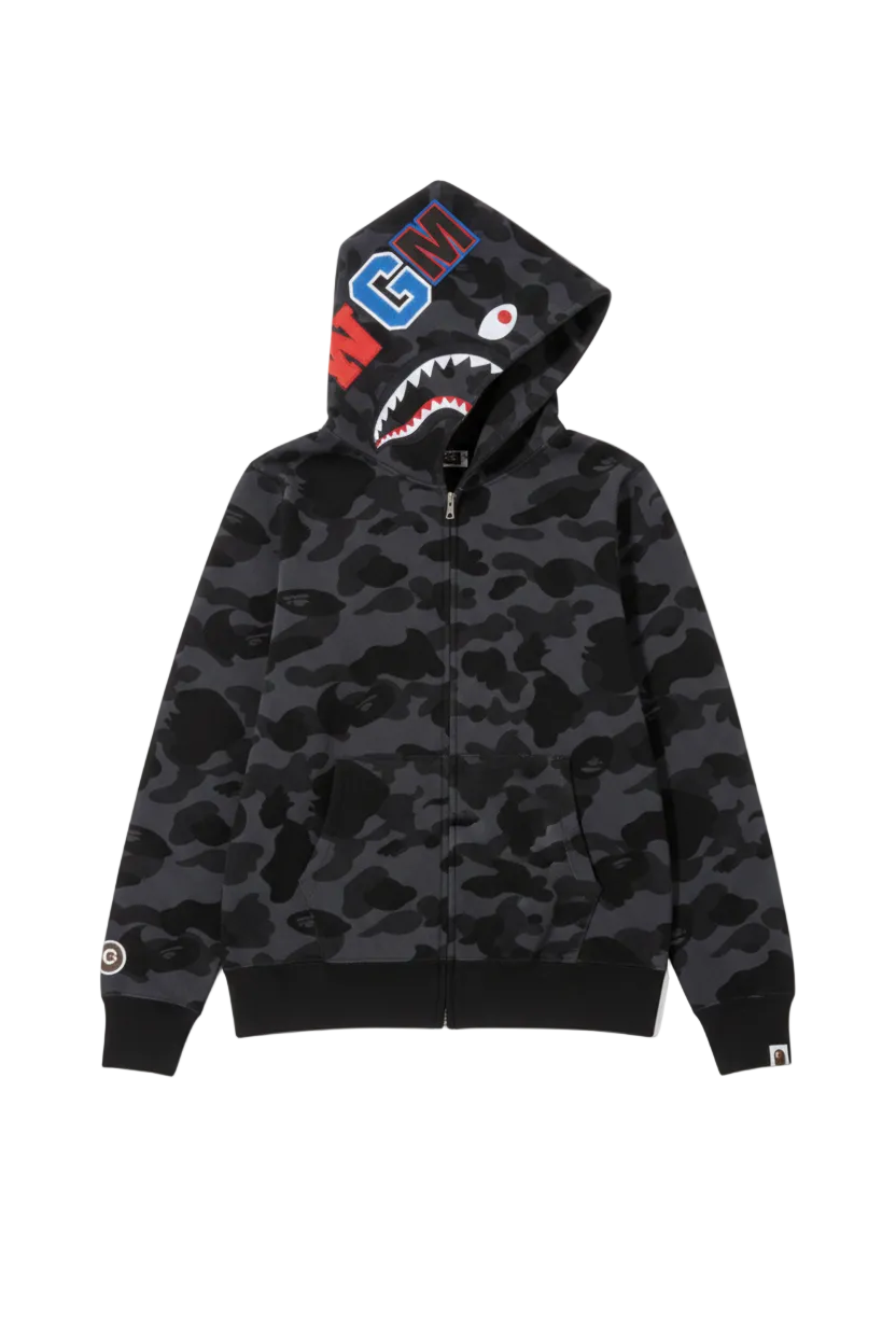 THE APE SHARK ZIP HOODIE