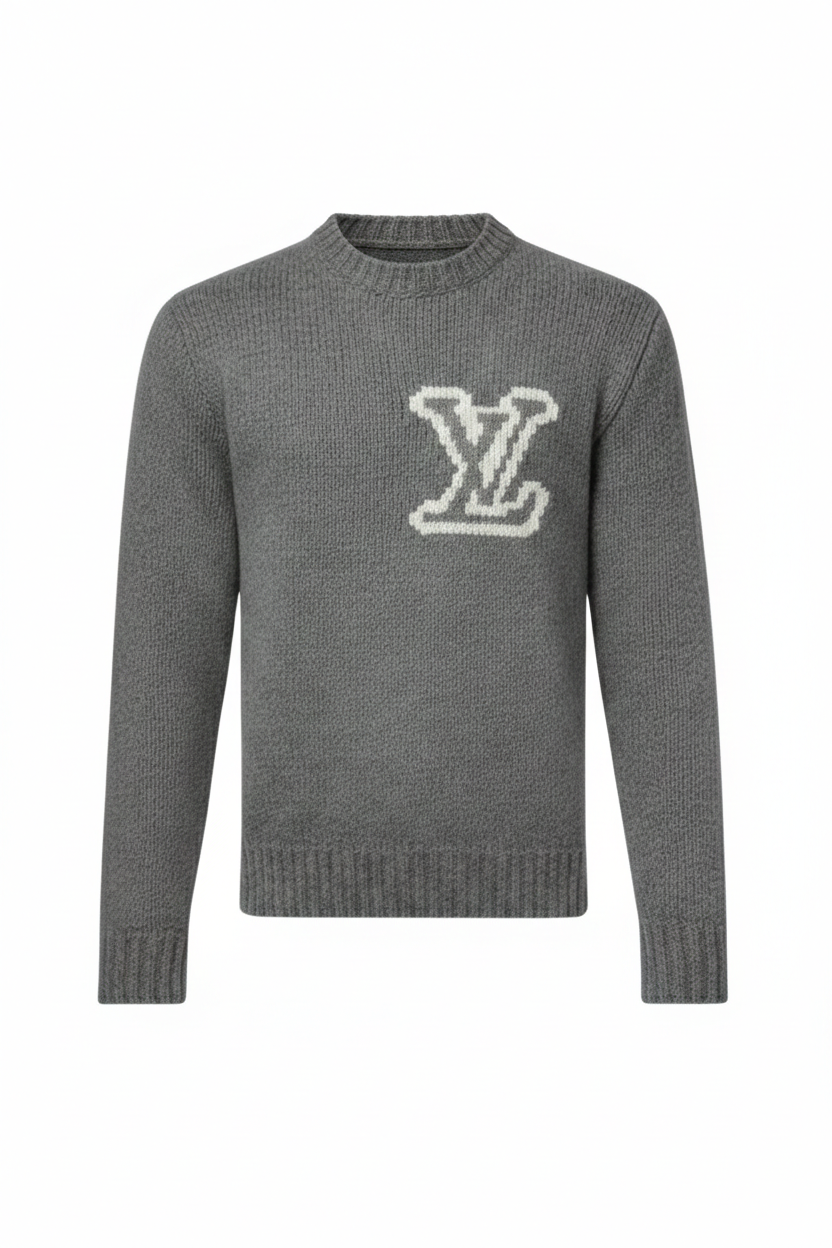 THE INTARSIA KNIT SWEATER