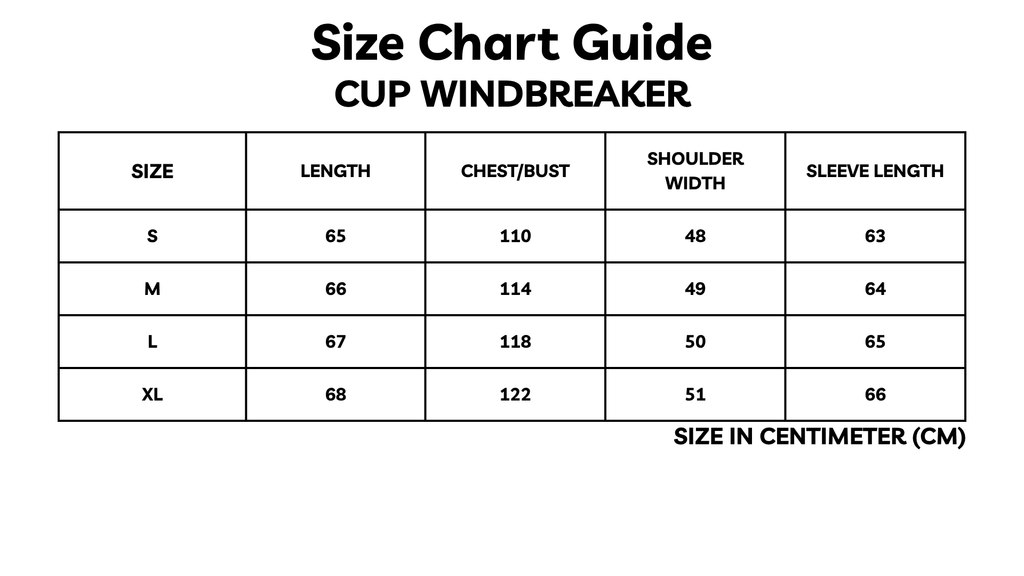 THE CUP WINDBREAKER