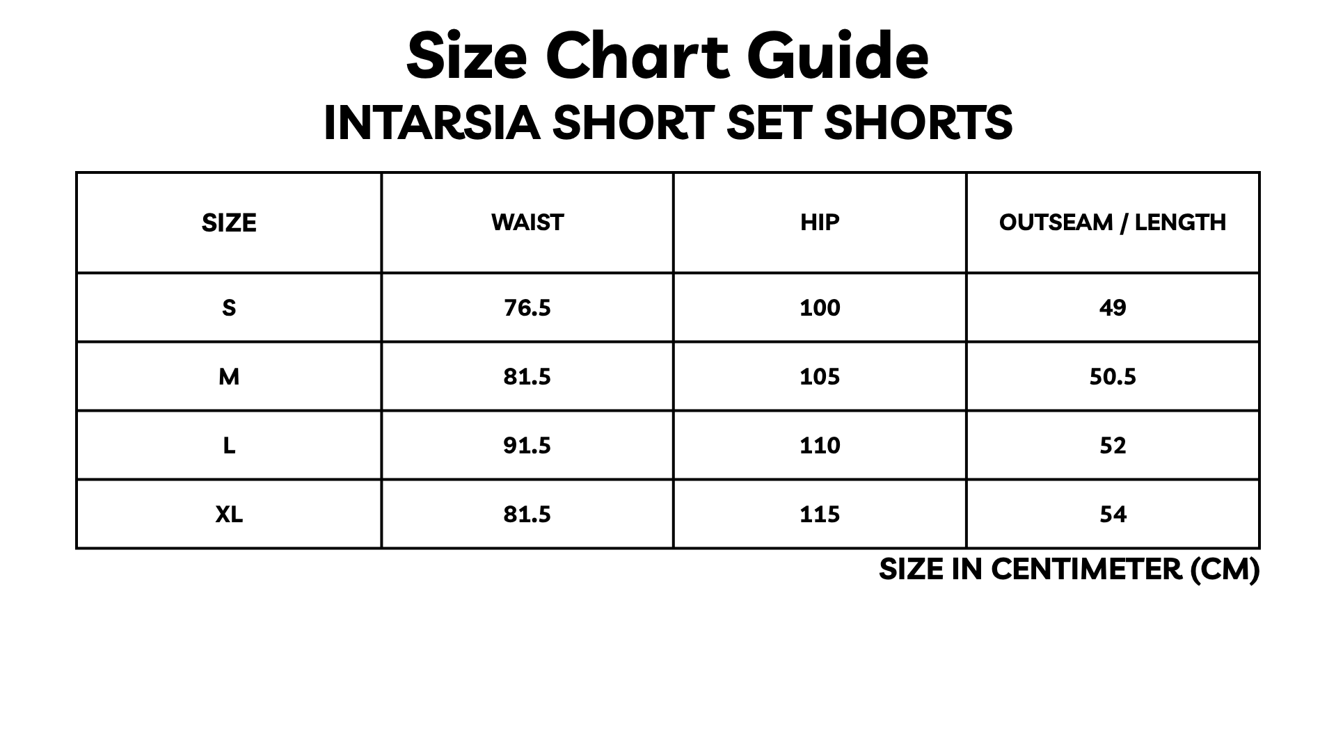 THE INTARSIA SHORT SET