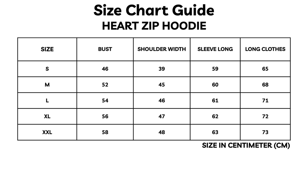 THE HEART ZIP HOODIE
