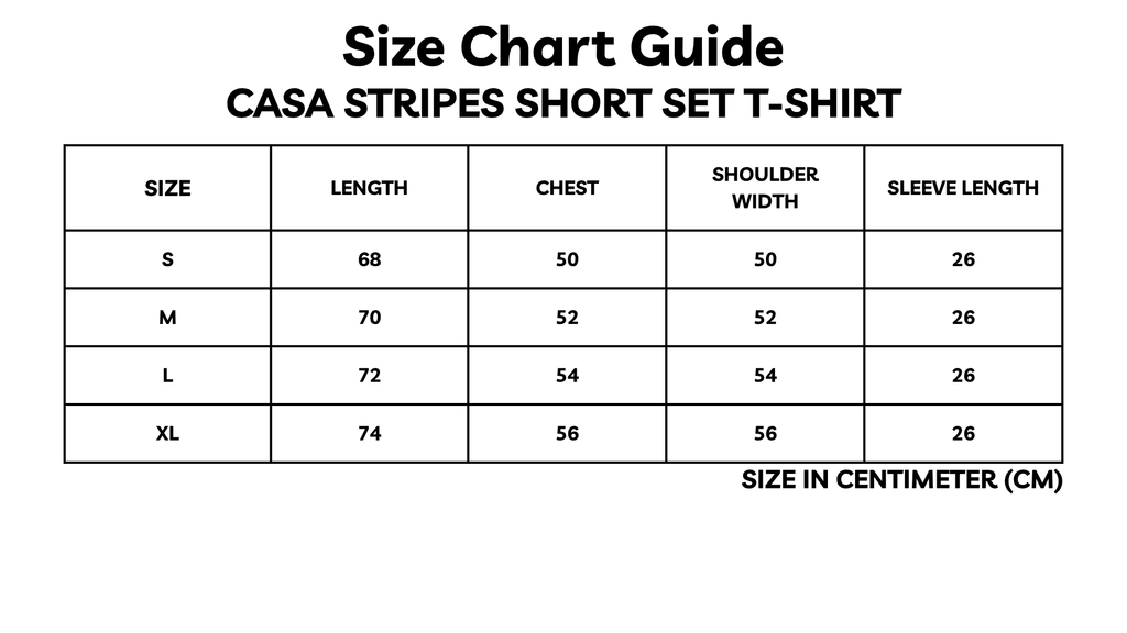 THE CASA STRIPES SHORT SET