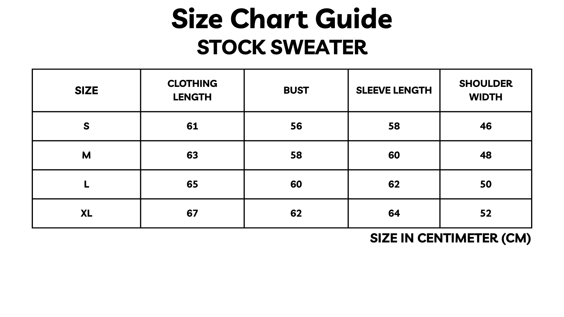 THE STOCK KNIT SWEATER