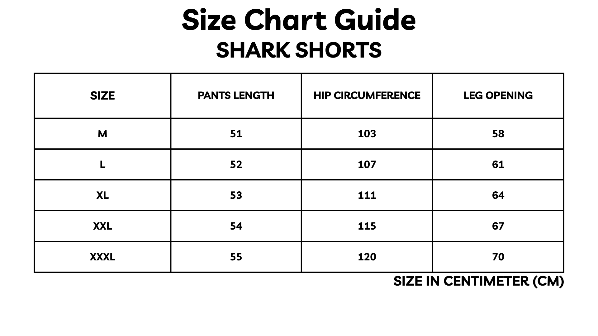 THE SHARK SHORTS