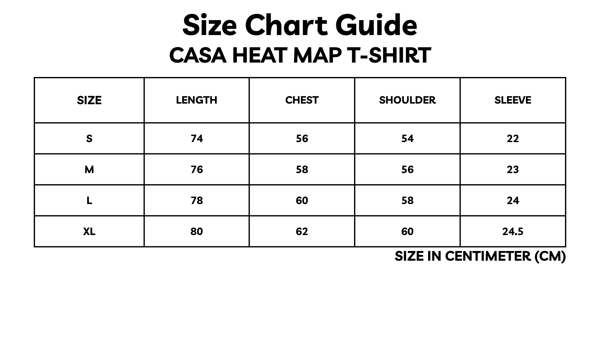 THE CASA HEAT MAP TEE