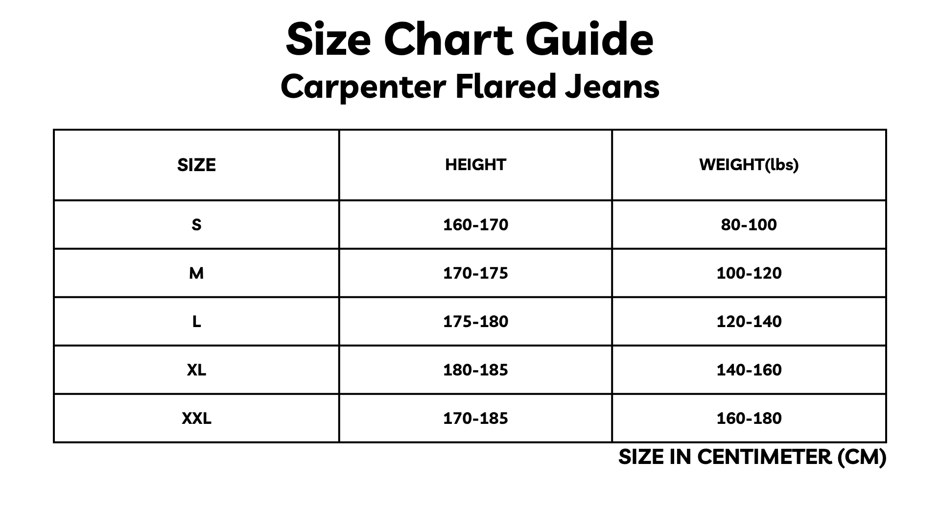 THE CARPENTER FLARED JEANS