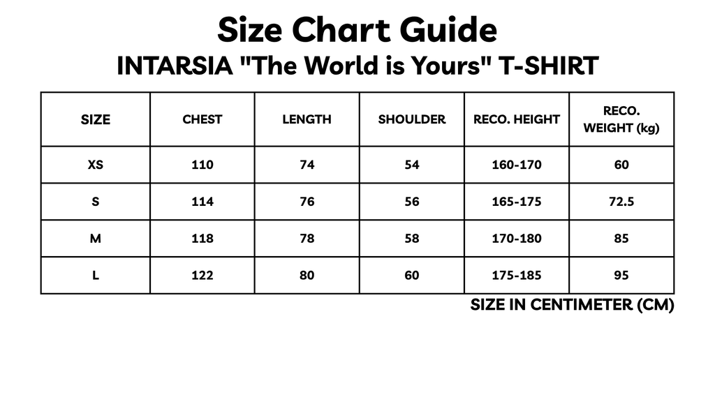 THE INTARSIA "THE WORLD IS YOURS" TEE