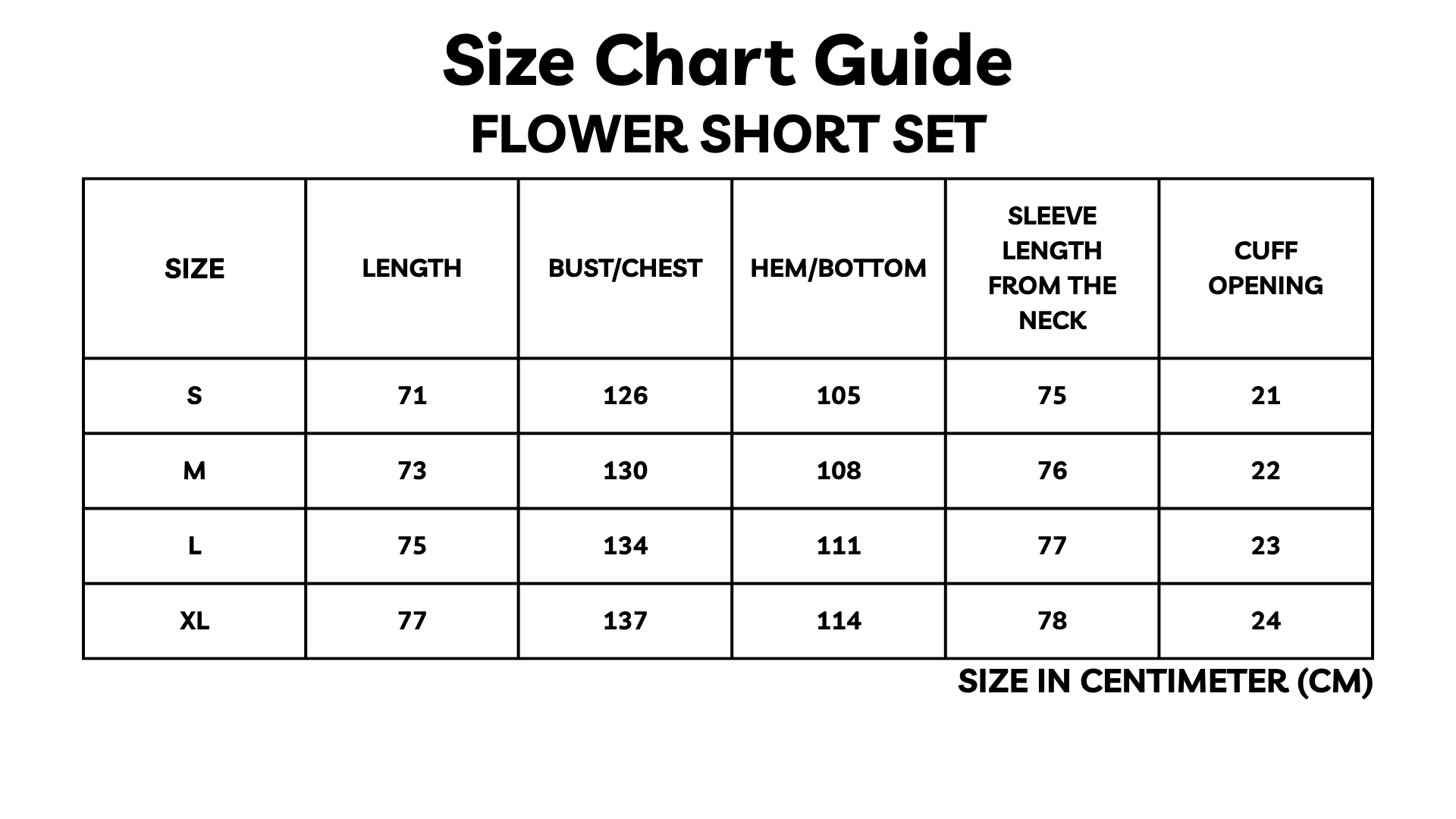THE FLOWER SHORT SET