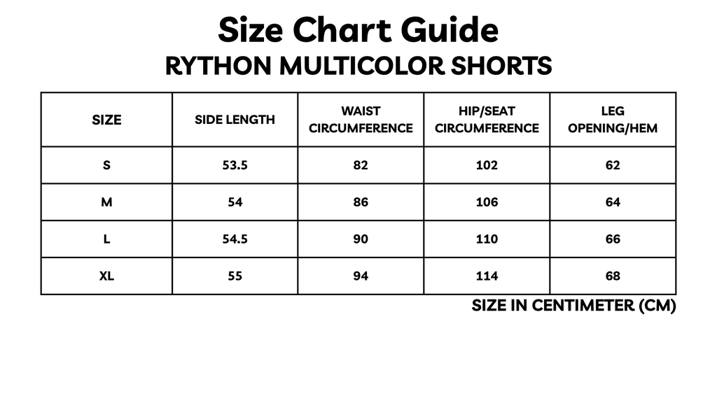 THE RYTHON MULTICOLOR SHORTS