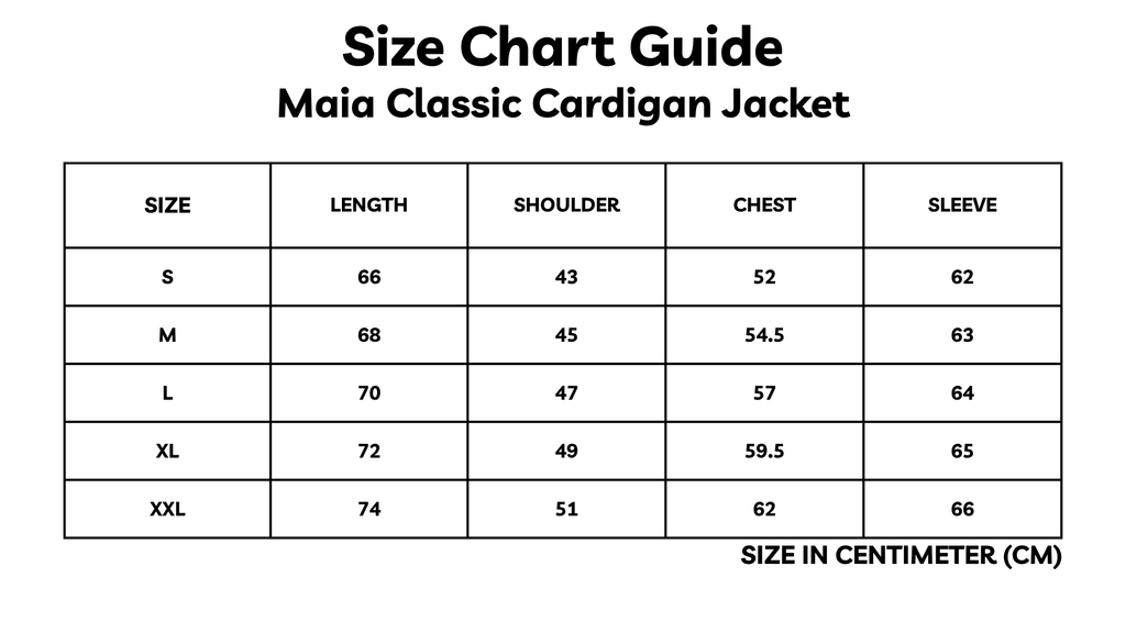 THE MAIA CLASSIC CARDIGAN JACKET