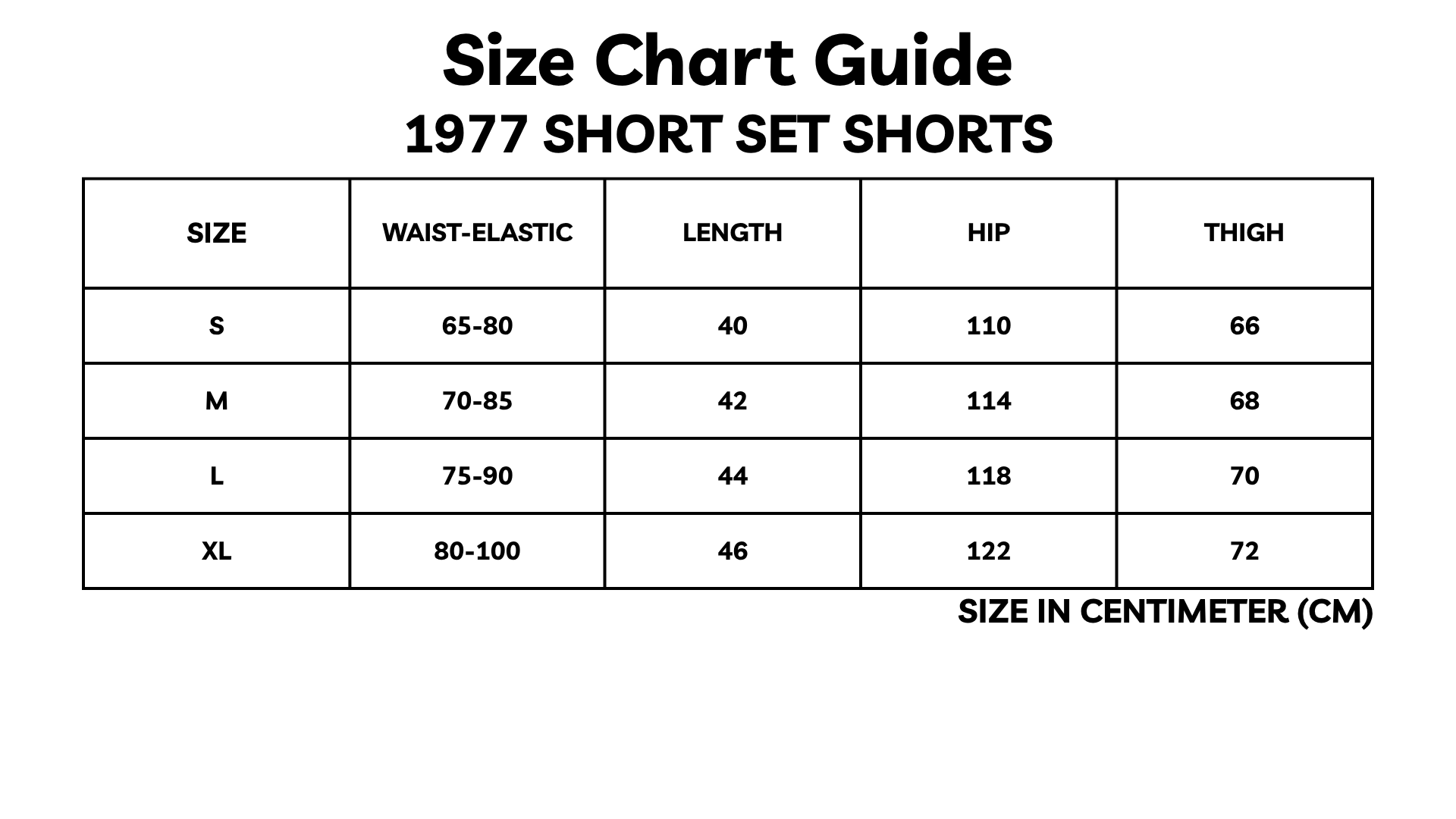 THE ESSENTIAL 1977 SHORT SET