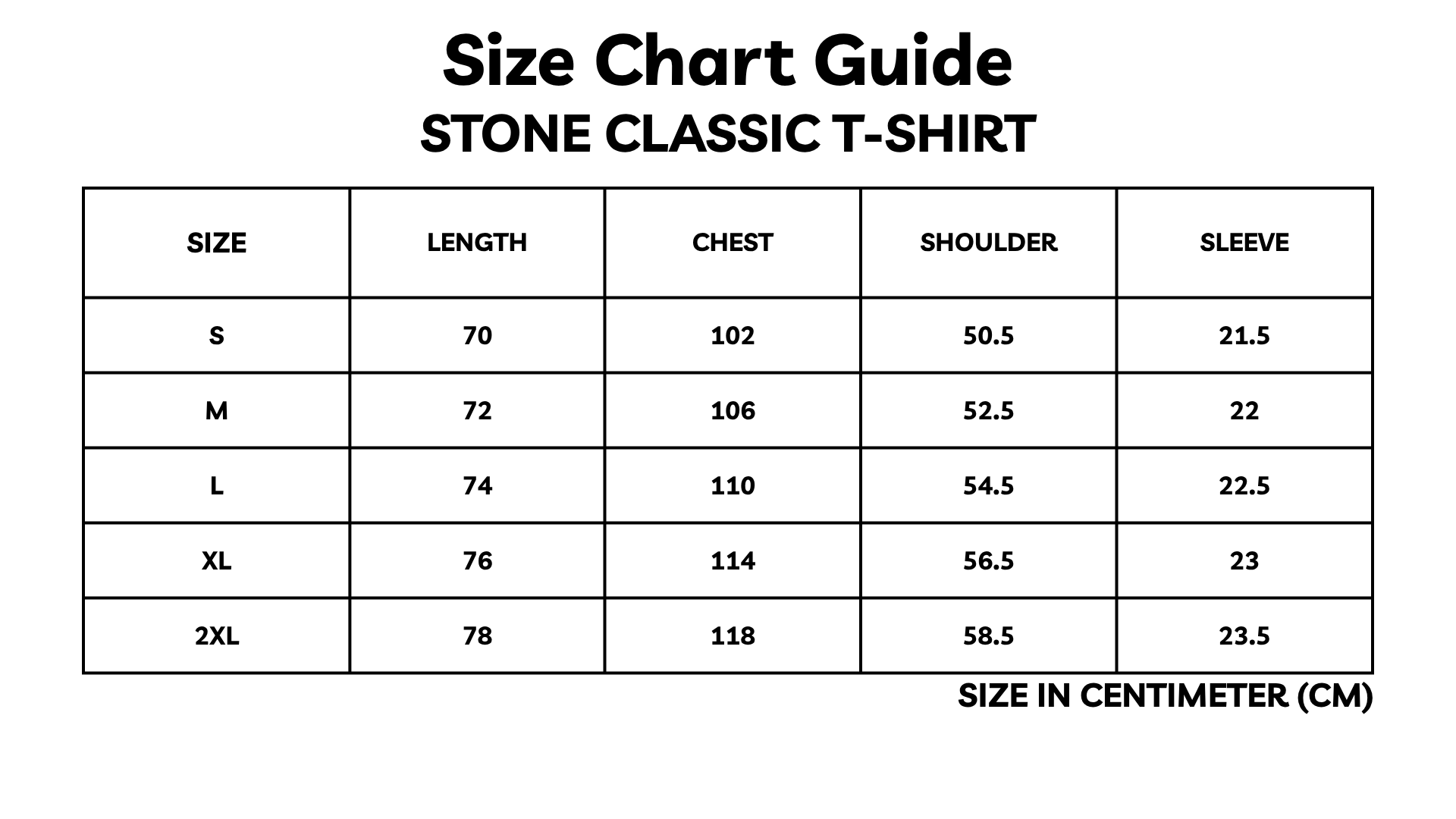 THE STONE CLASSIC TEE