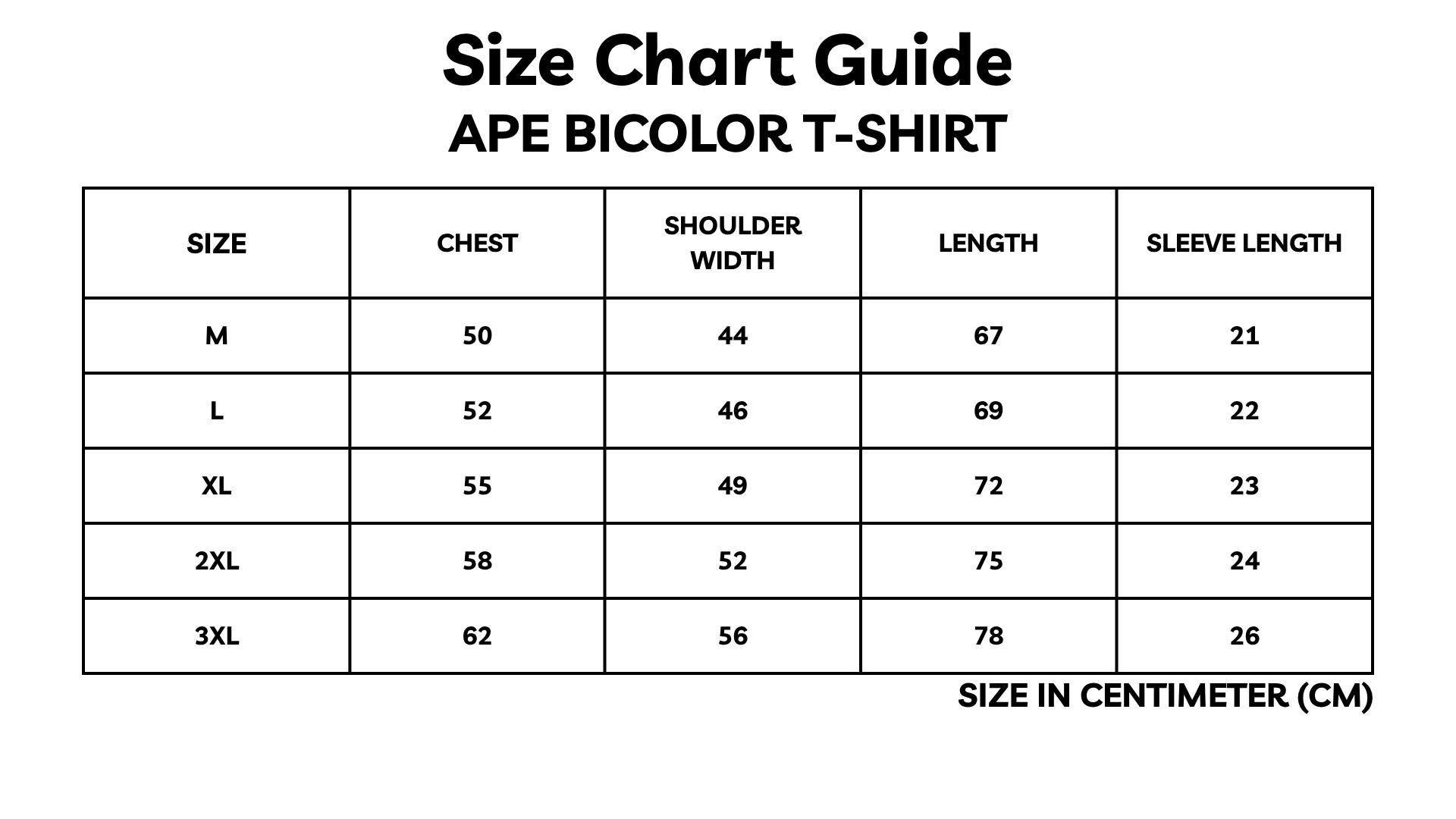 THE APE BICOLOR TEE