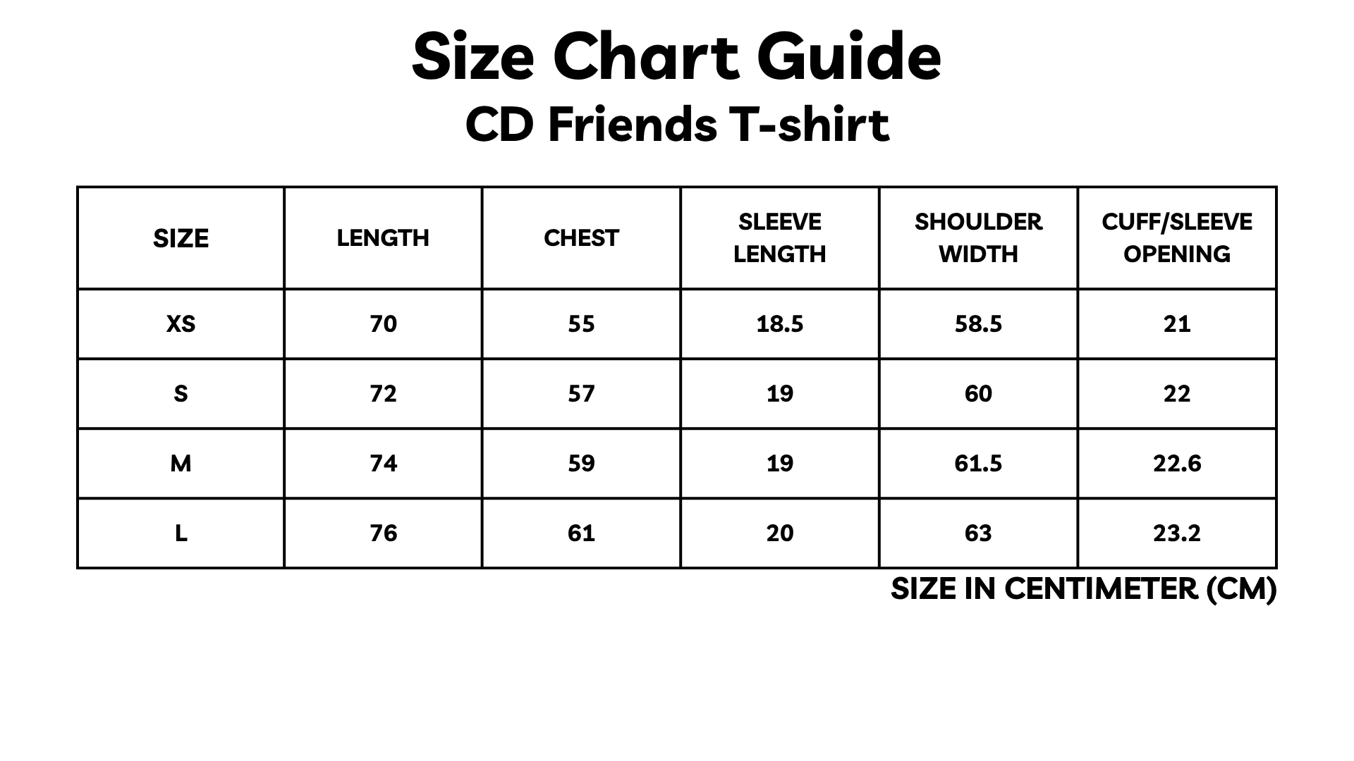 THE CD FRIENDS TEE