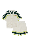 THE CASA STRIPES SHORT SET